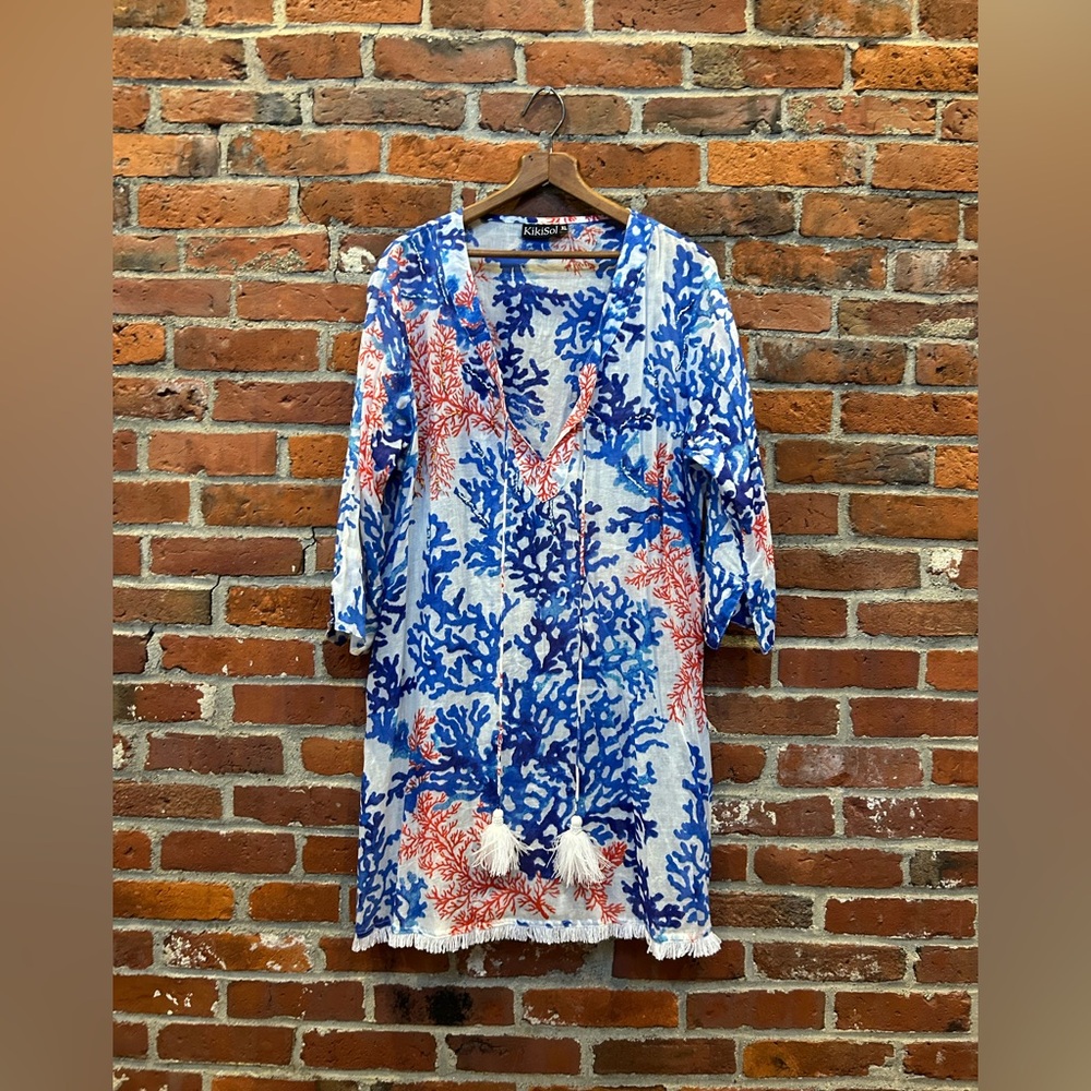 Coral Bathing Suit Cover Up